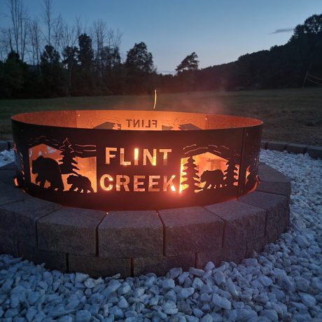 Flint Creek Campground fire pit